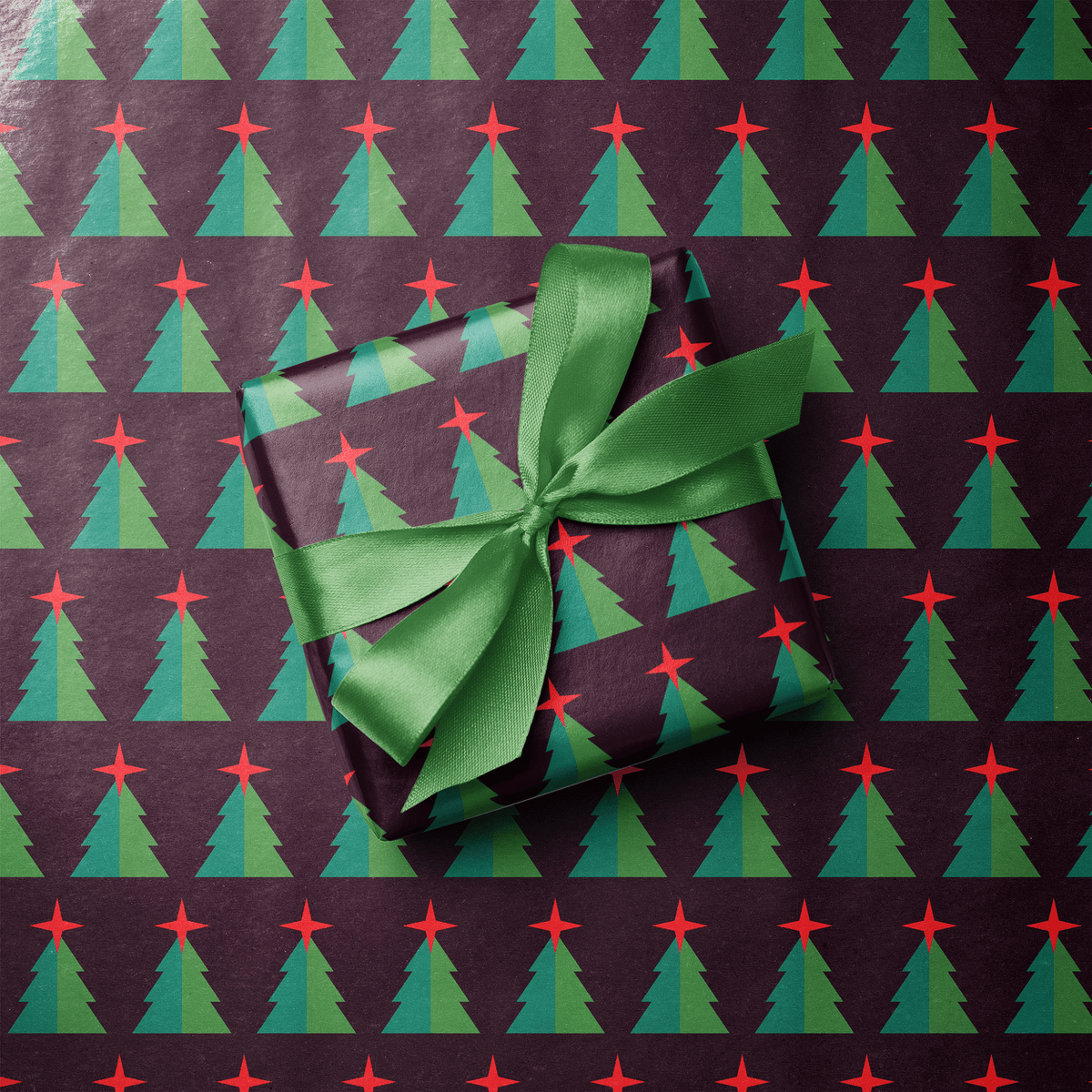 Black Christmas Wrapping Paper - The Cut - Haus of Wrap