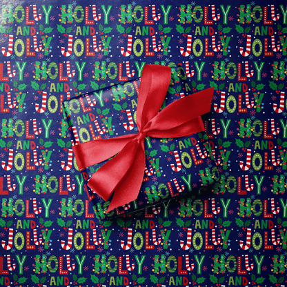 Christmas Gift Wrapping Paper - Deck &amp; Declare - Haus of Wrap