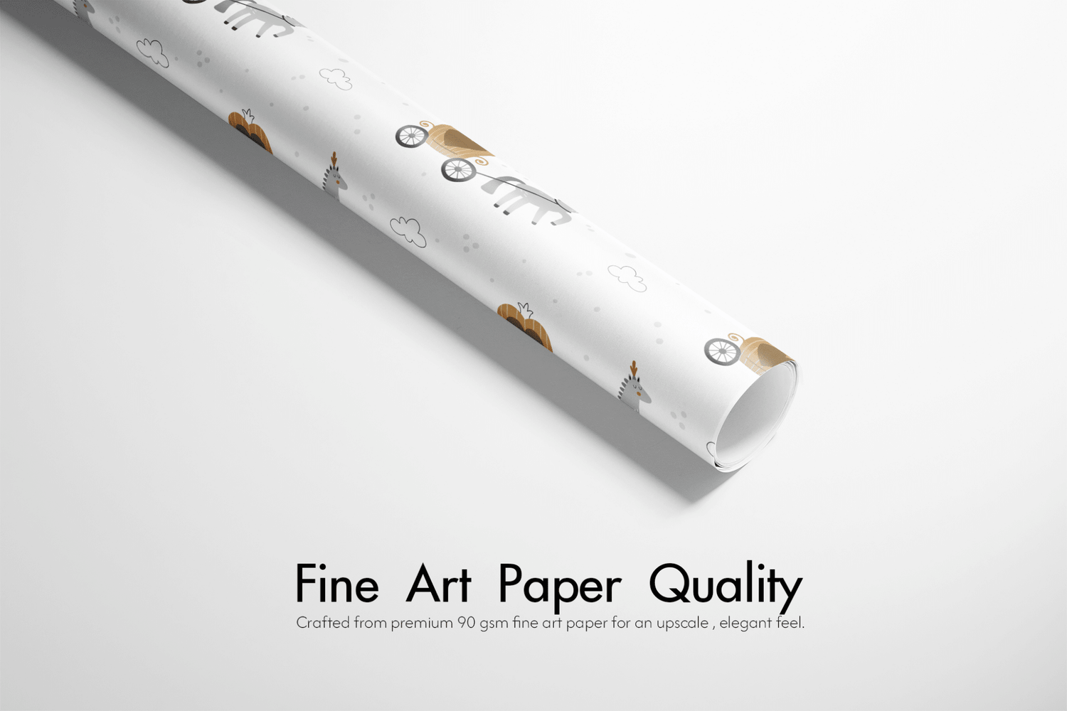 Baby Girl Wrapping Paper - Fairytale Standard - Haus of Wrap