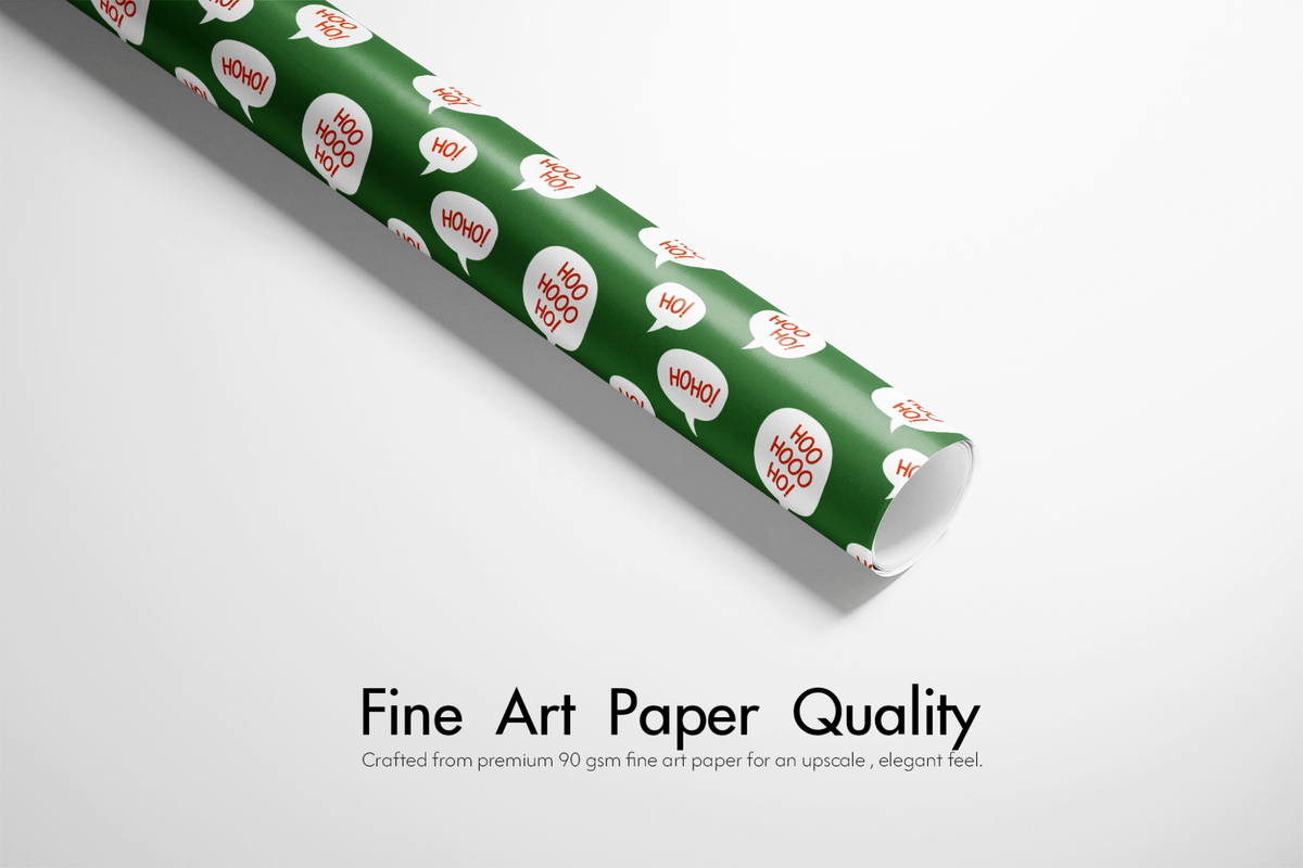 Christmas Santa Wrapping Paper - Said Santa - Haus of Wrap