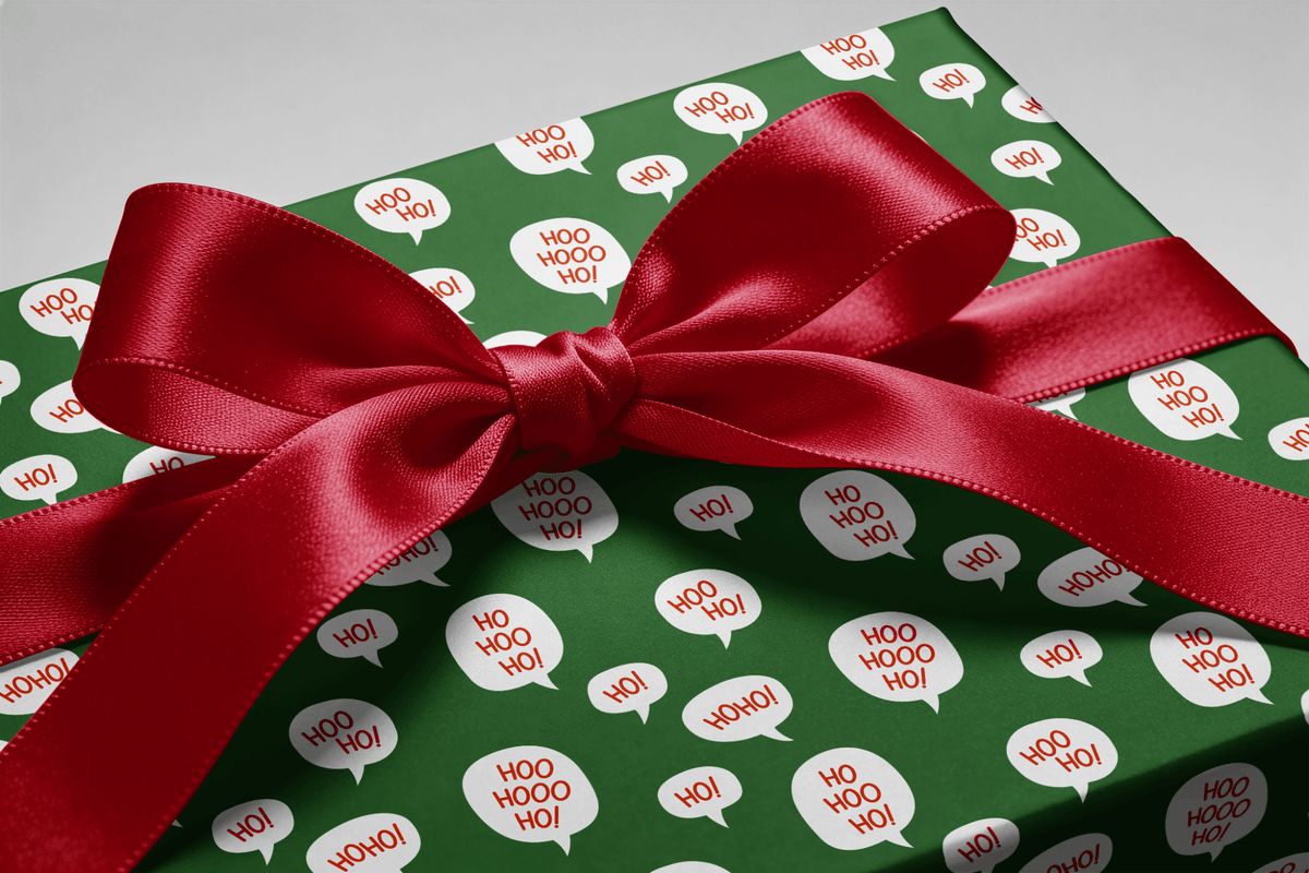 Christmas Santa Wrapping Paper - Said Santa - Haus of Wrap