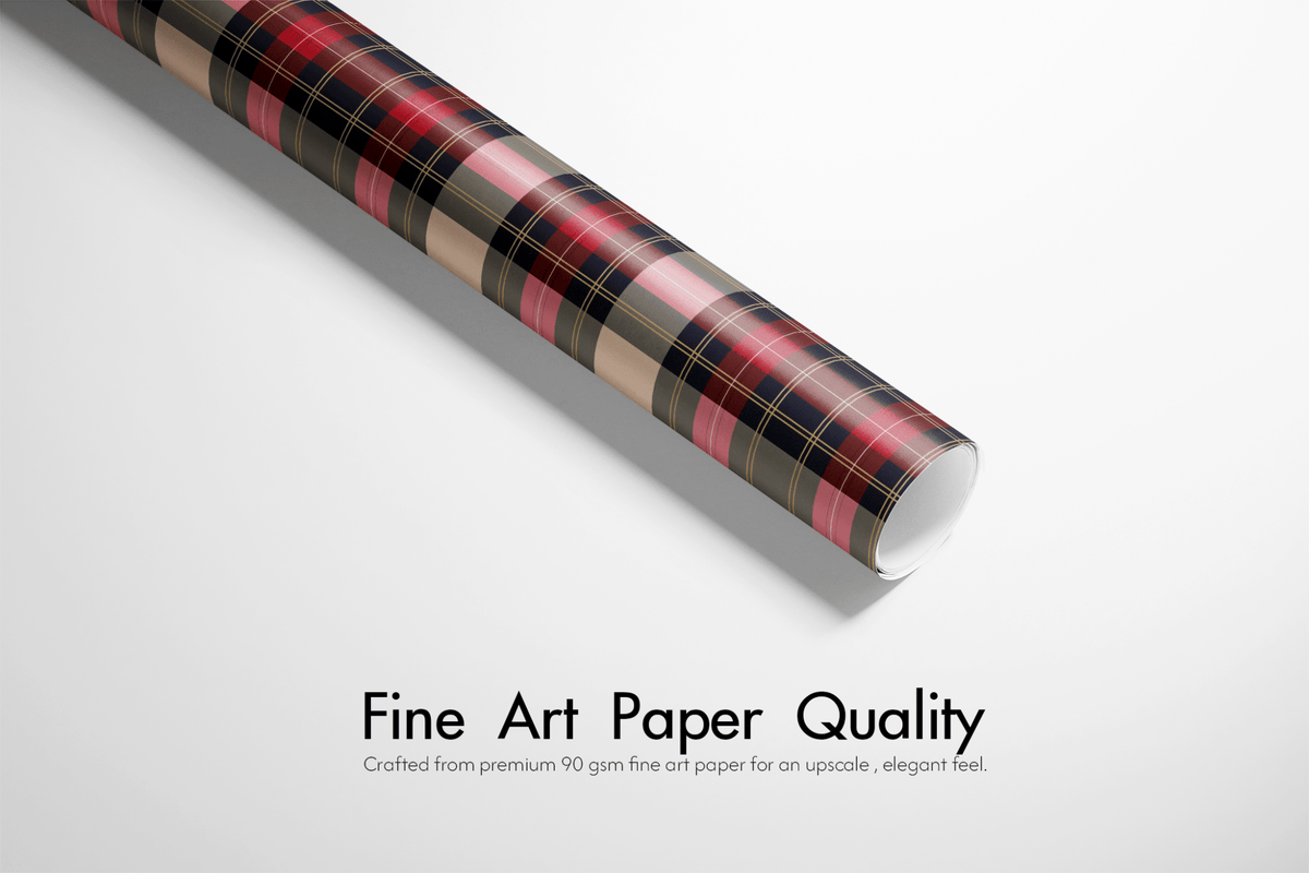 Preppy Christmas Wrapping Paper - The Sloane - Haus of Wrap
