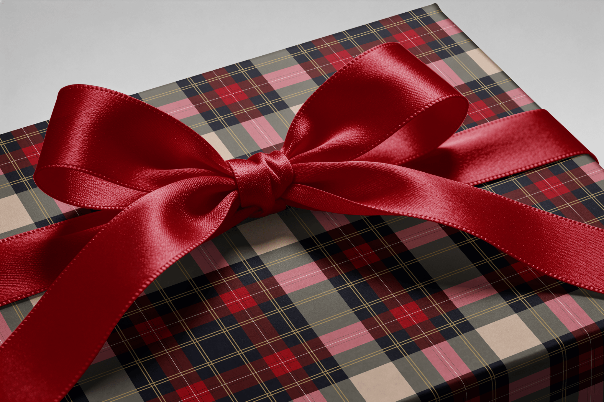 Preppy Christmas Wrapping Paper - The Sloane - Haus of Wrap