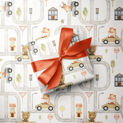 Cars Wrapping Paper - Sunday Drivers - Haus of Wrap