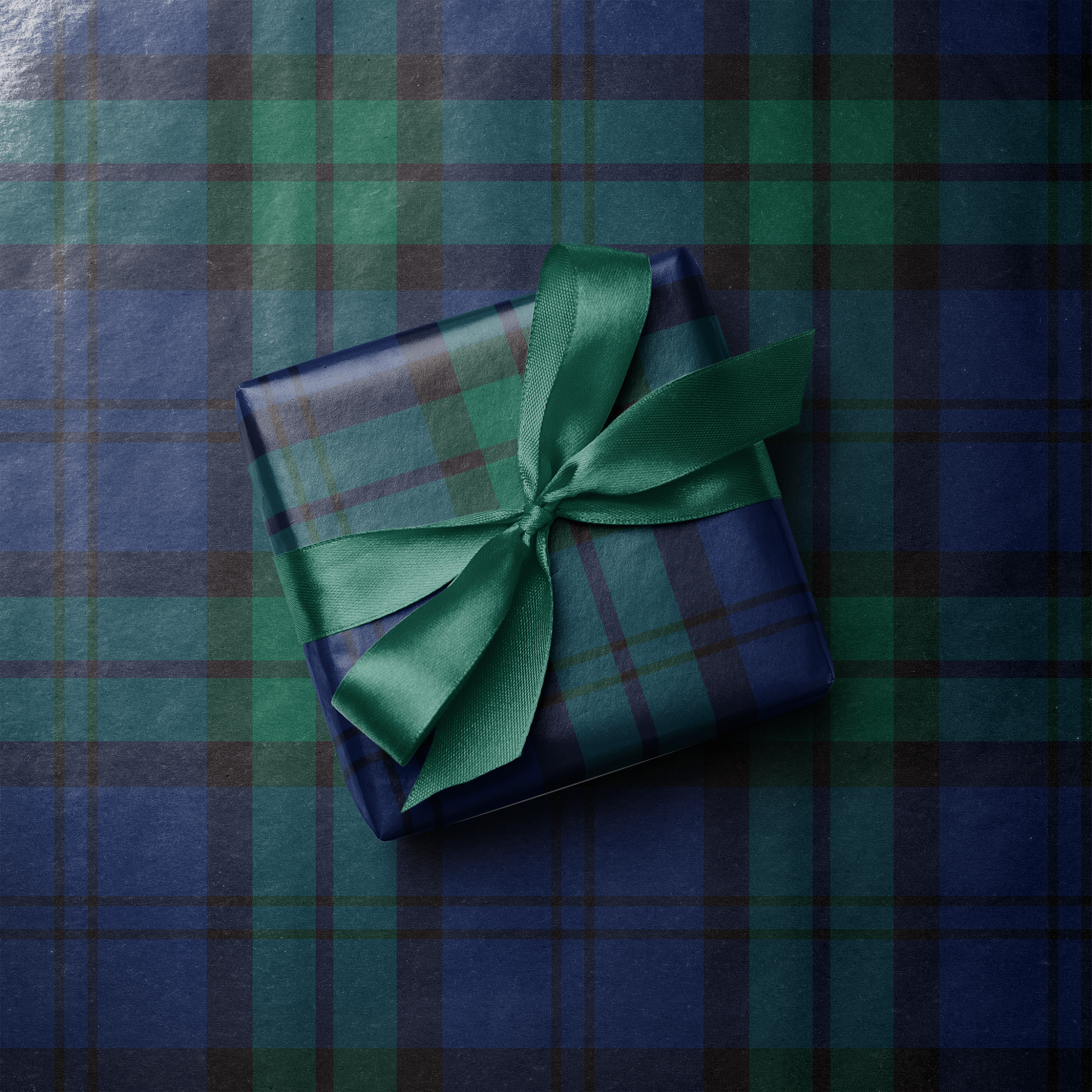 Luxury Christmas Wrapping Paper - The Black Watch - Haus of Wrap