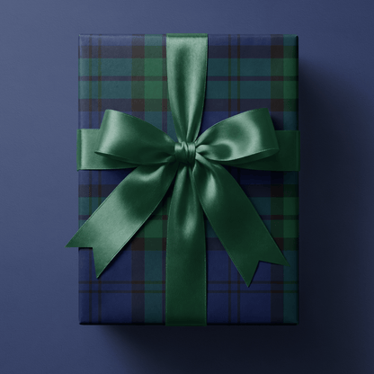 Luxury Christmas Wrapping Paper - The Black Watch - Haus of Wrap