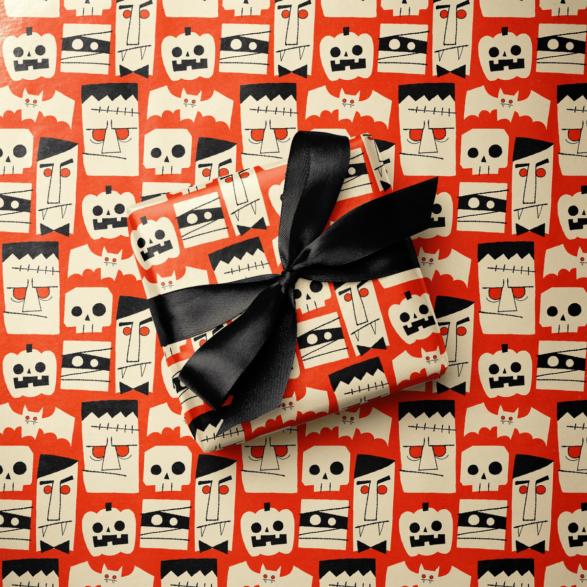 Spooky Wrapping Paper - The Usual Suspects - Haus of Wrap