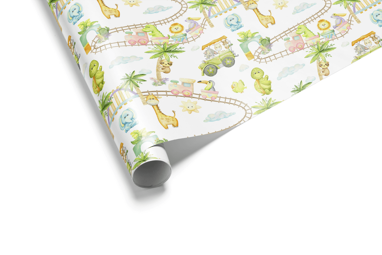 Safari Wrapping Paper - Safari Express - Haus of Wrap