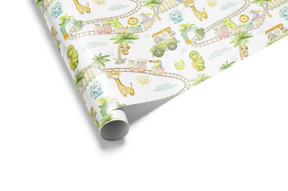 Safari Wrapping Paper - Safari Express - Haus of Wrap