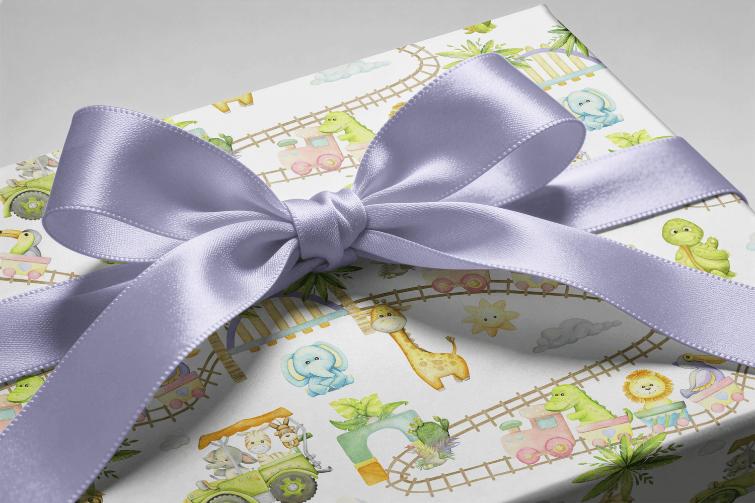 Safari Wrapping Paper - Safari Express - Haus of Wrap