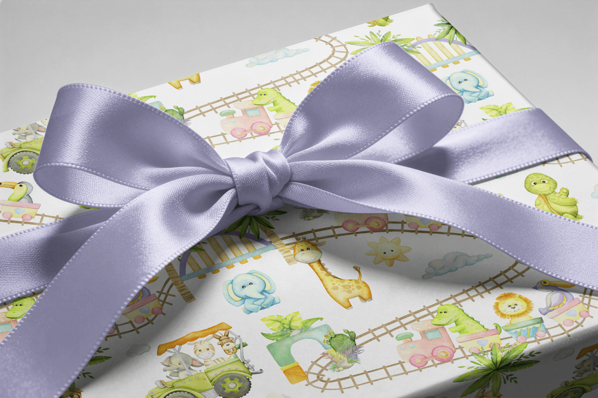 Safari Wrapping Paper - Safari Express - Haus of Wrap