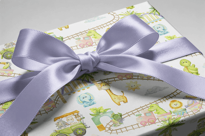 Safari Wrapping Paper - Safari Express - Haus of Wrap