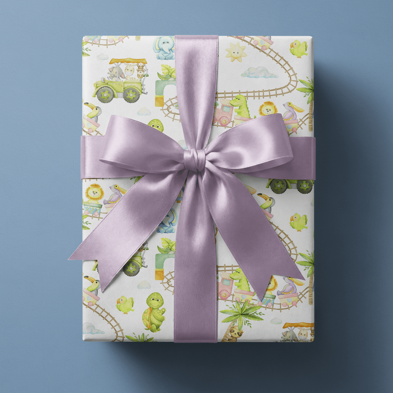 Safari Wrapping Paper - Safari Express - Haus of Wrap