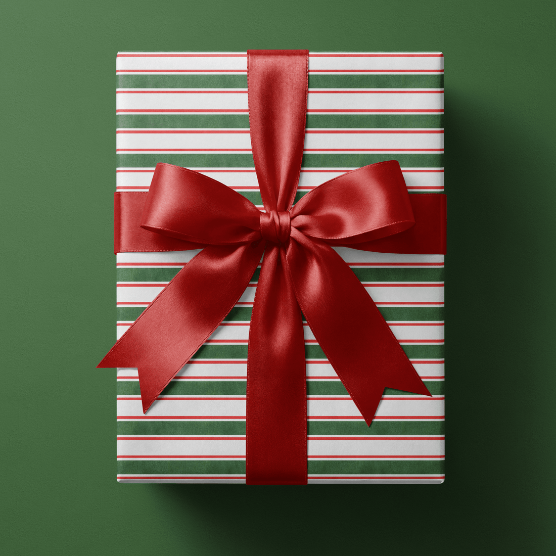 Striped Christmas Wrapping Paper - Christmas Cabana - Haus of Wrap