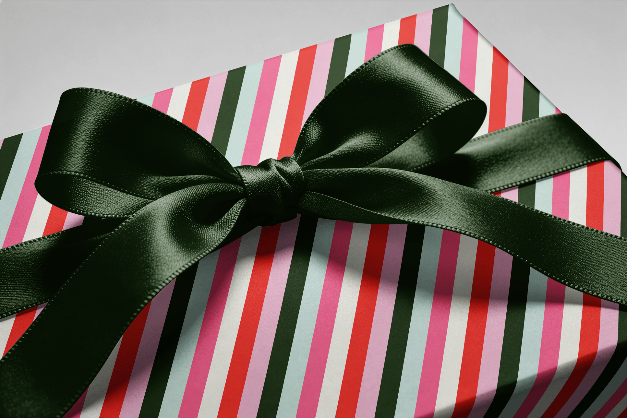 Candy Cane Christmas Wrapping Paper - Kringle - Haus of Wrap