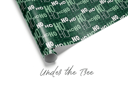 Ho Ho Ho Wrapping Paper - Wrapping Papers - Haus of Wrap