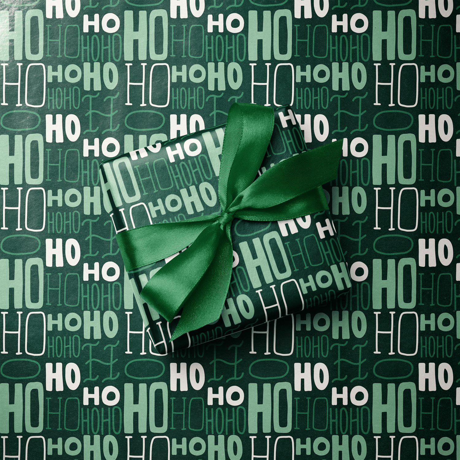 Ho Ho Ho Wrapping Paper - Wrapping Papers - Haus of Wrap