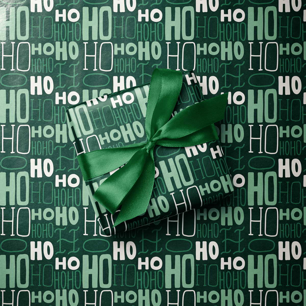 Ho Ho Ho Wrapping Paper - Wrapping Papers - Haus of Wrap