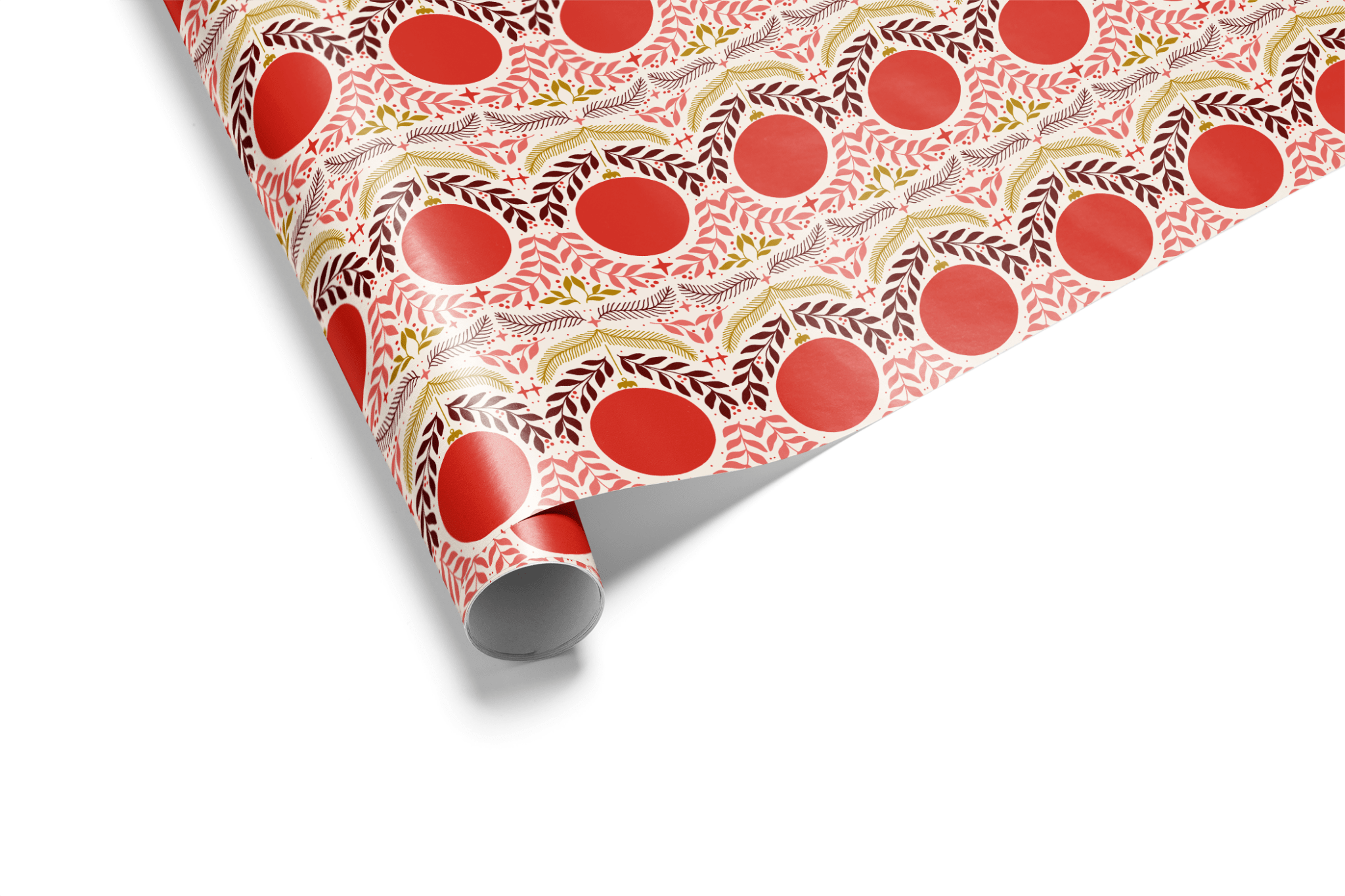 Christmas Ornament Wrapping Paper - Bauble Row - Haus of Wrap