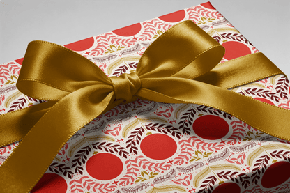 Christmas Ornament Wrapping Paper - Bauble Row - Haus of Wrap