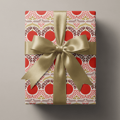 Christmas Ornament Wrapping Paper - Bauble Row - Haus of Wrap