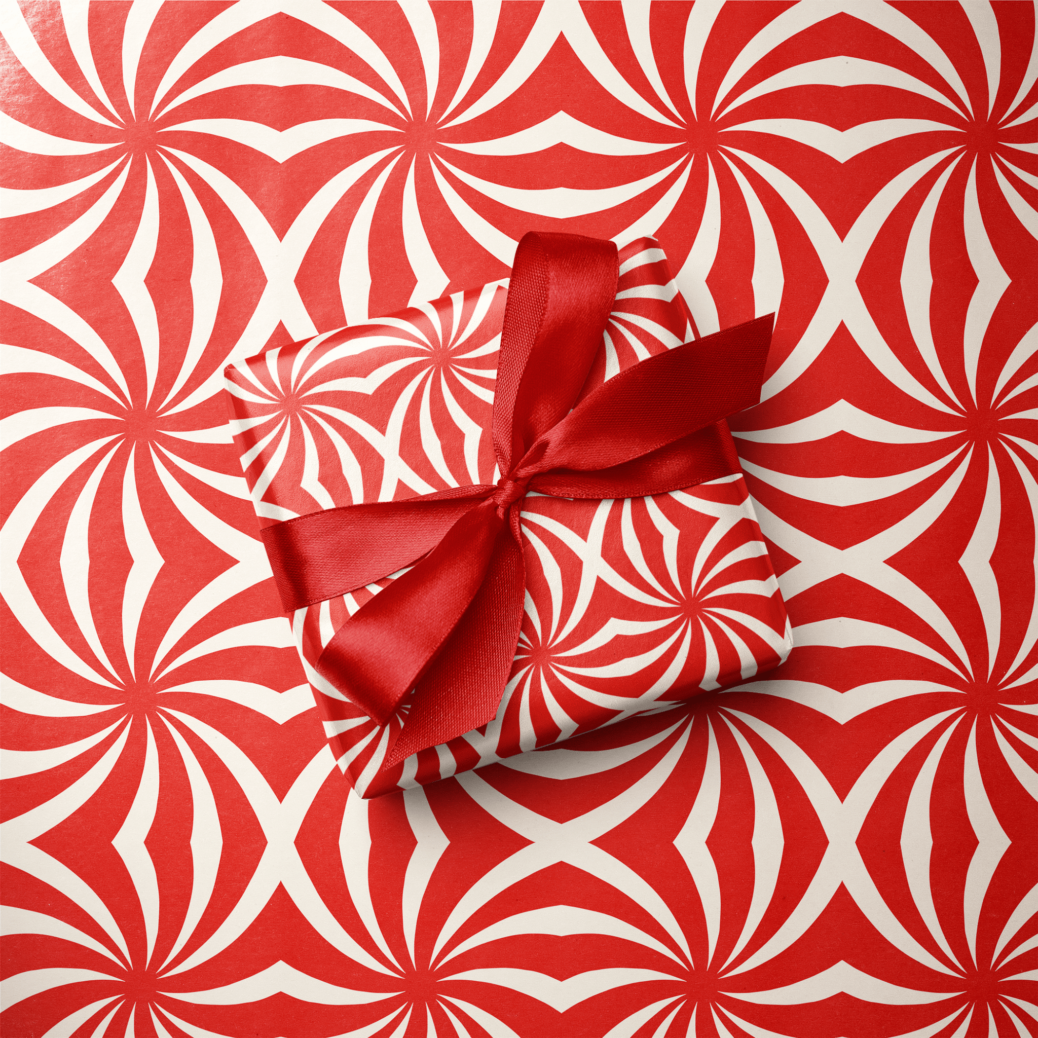 Peppermint Candy Wrapping Paper - Candy Optics - Haus of Wrap