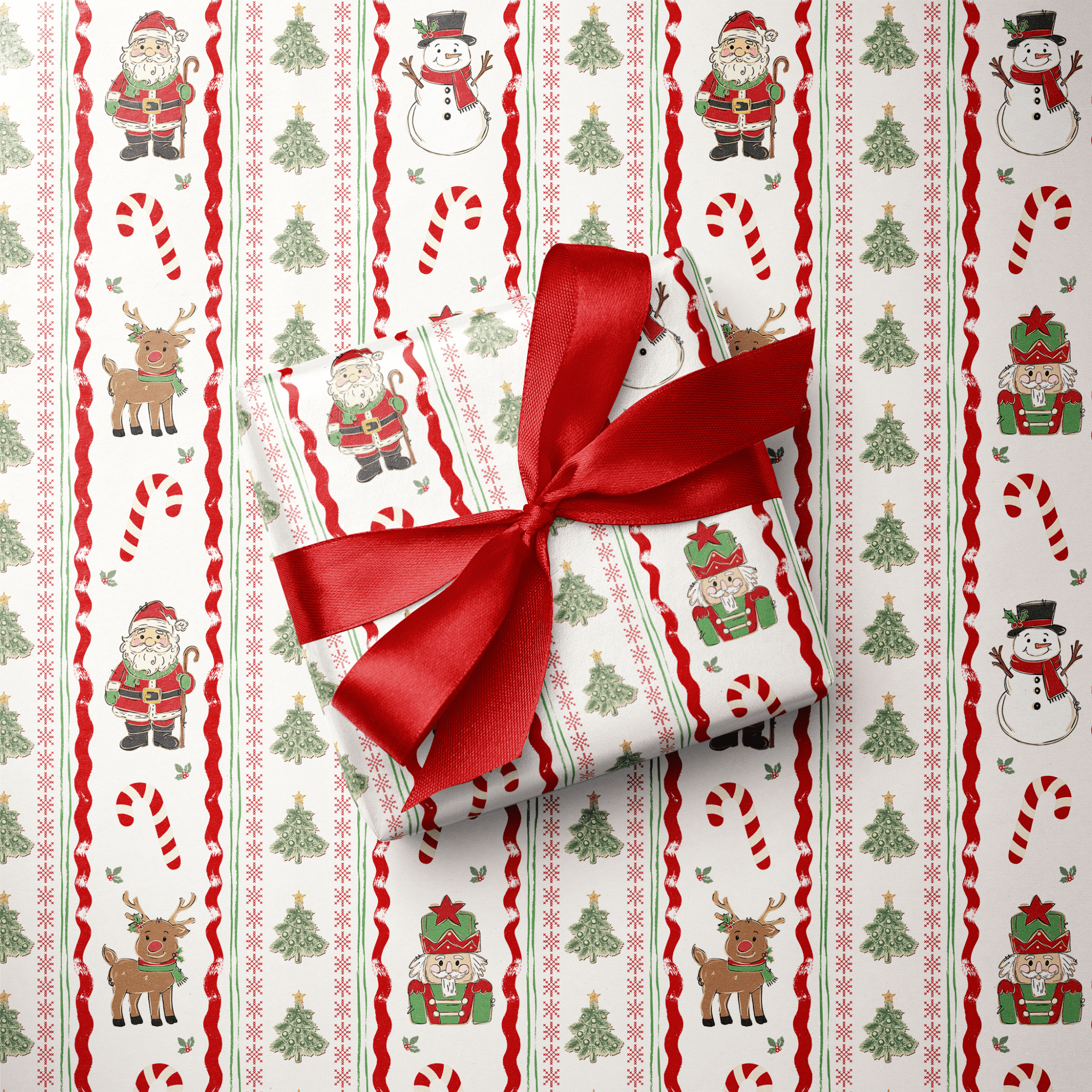 Nostalgic Christmas Wrapping Paper - Christmas Classics - Haus of Wrap