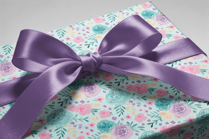 Flower Wrapping Paper - Sweet Pea - Haus of Wrap