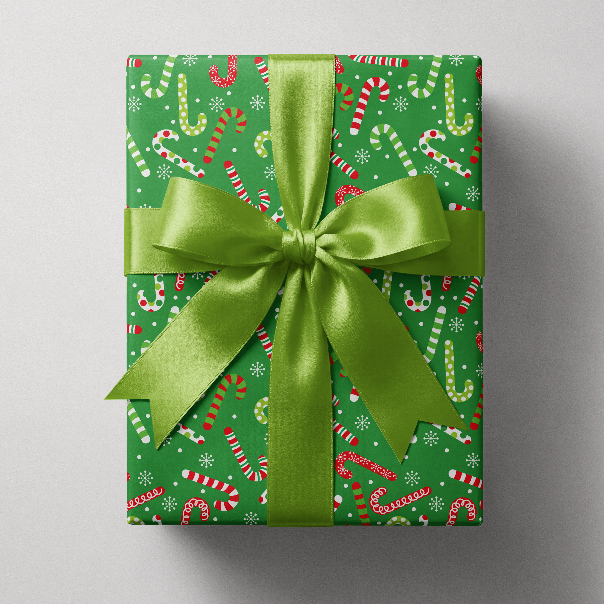 Candy Cane Stripe Wrapping Paper - Peppermint Party - Haus of Wrap