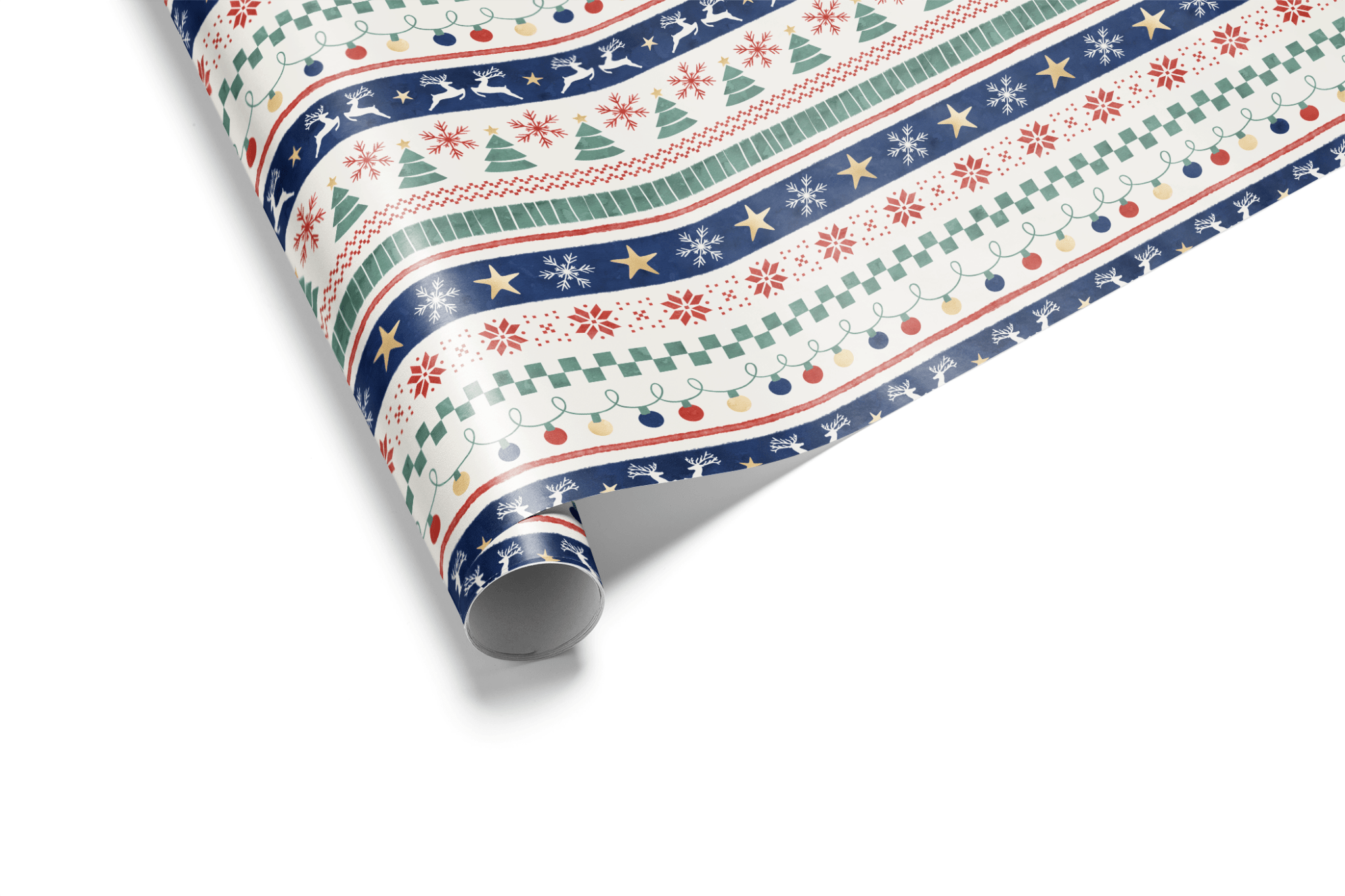 Nordic Christmas Wrapping Paper - The Christmas Jumper - Haus of Wrap