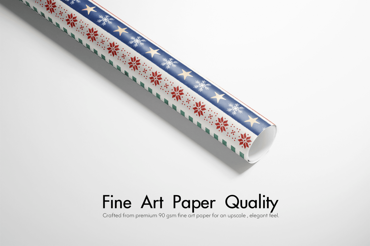 Nordic Christmas Wrapping Paper - The Christmas Jumper - Haus of Wrap