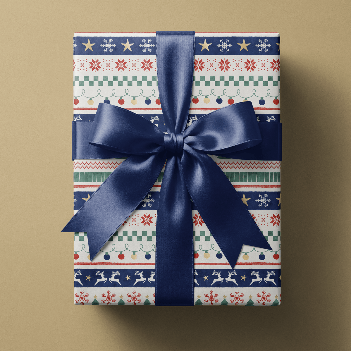 Nordic Christmas Wrapping Paper - The Christmas Jumper - Haus of Wrap