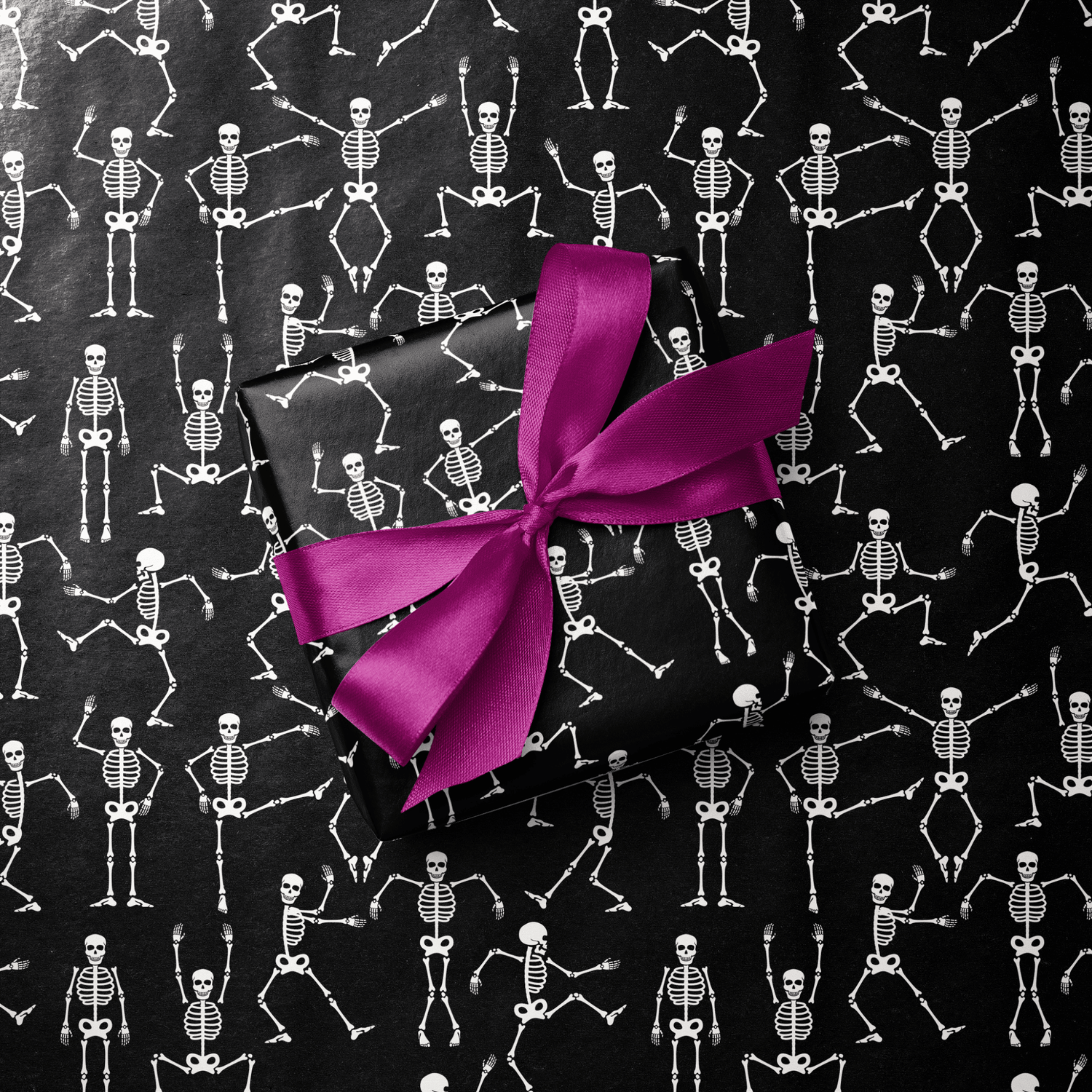 Halloween Wrapping Paper - Bad to the Bone - Haus of Wrap