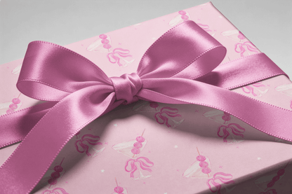 Cocktail Wrapping Paper - Bows &amp; Bubbles - Haus of Wrap