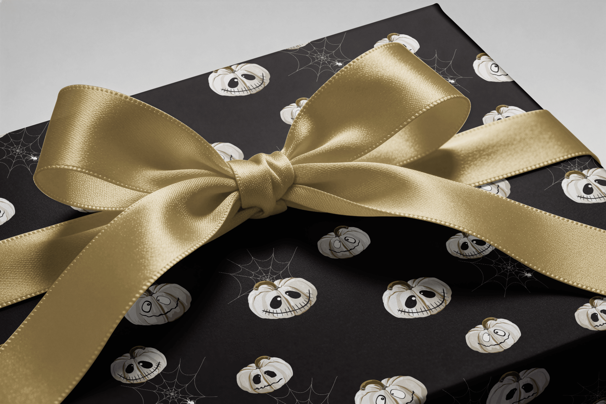 Ghost Wrapping Paper - Ghost Gourds - Haus of Wrap