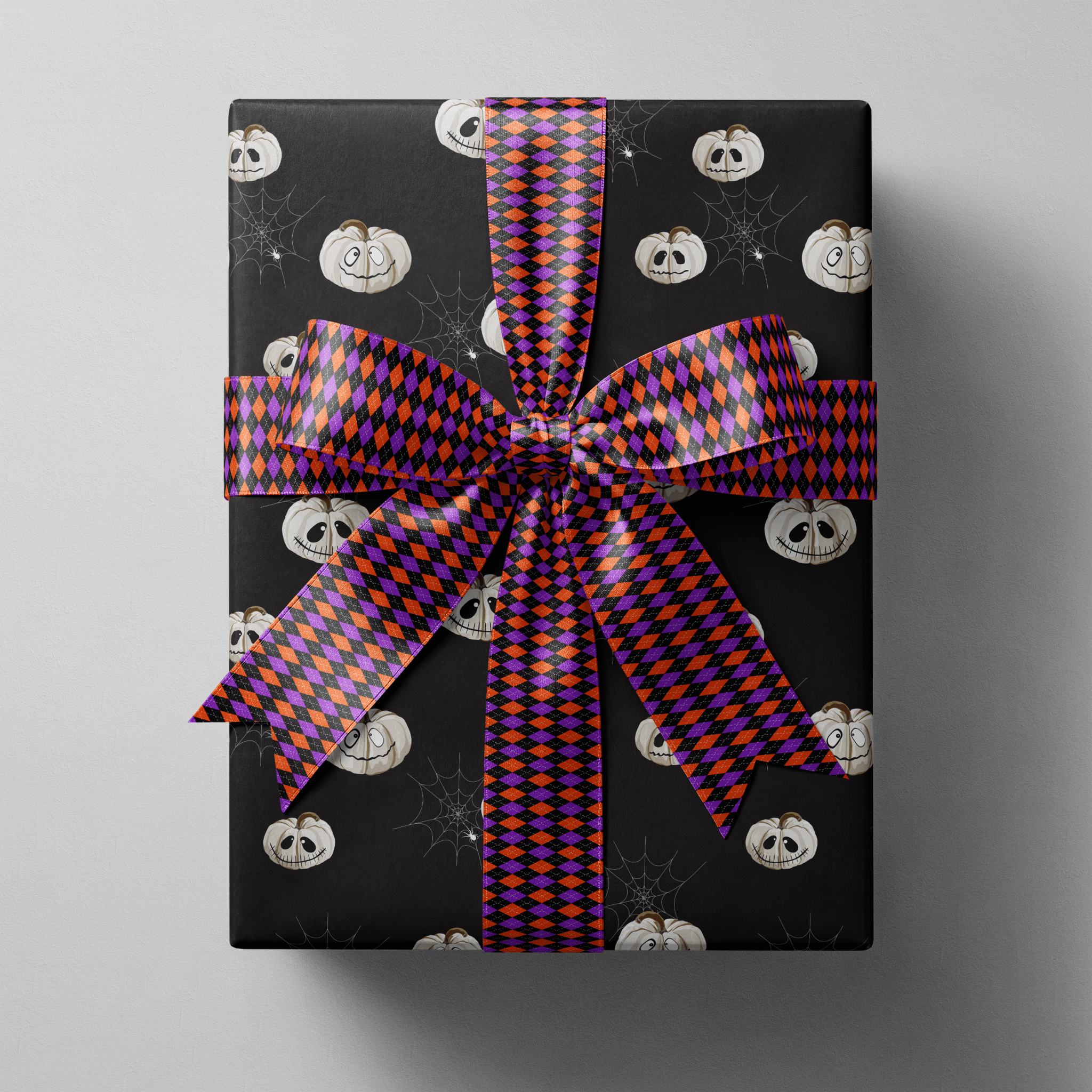 Ghost Wrapping Paper - Ghost Gourds - Haus of Wrap