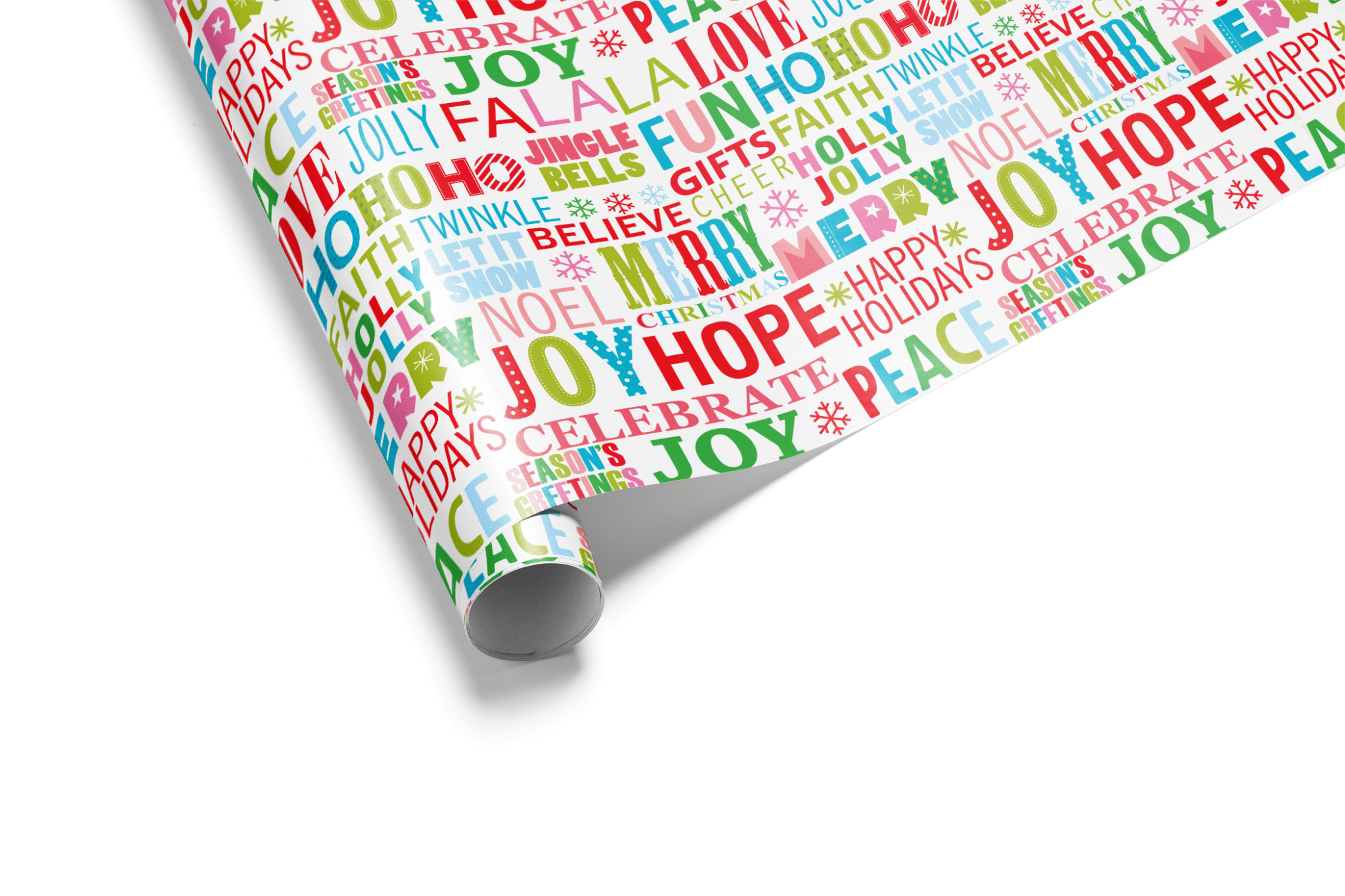 Colorful Christmas Wrapping Paper - Merry Mayhem - Haus of Wrap