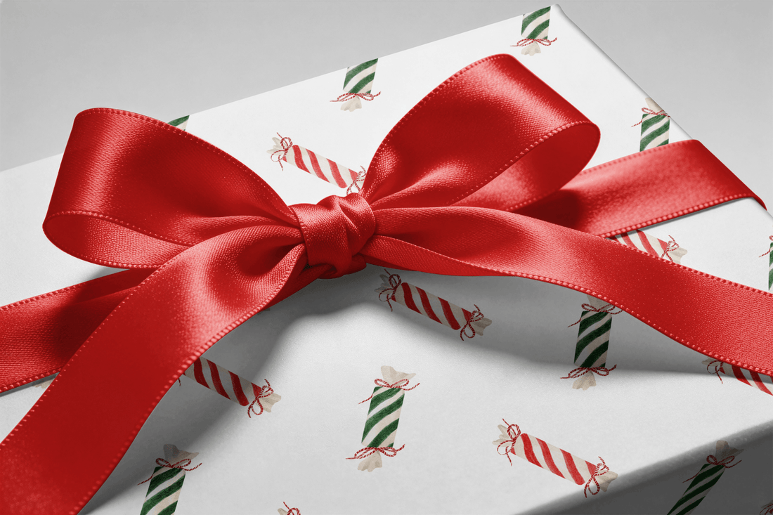 Red and Green Christmas Wrapping Paper - Snap Happy - Haus of Wrap