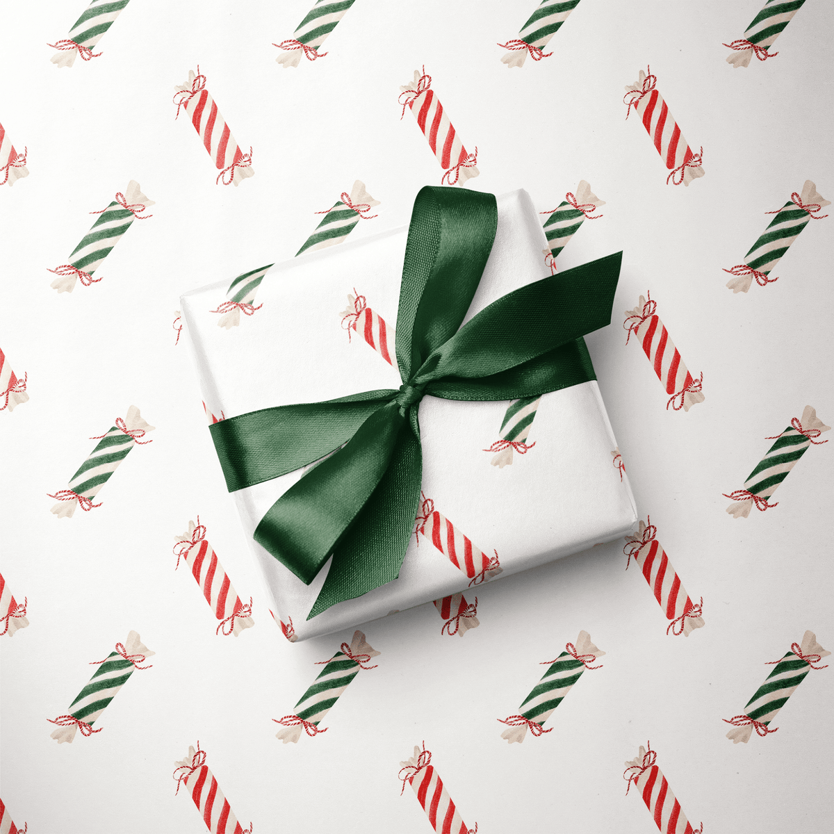 Red and Green Christmas Wrapping Paper - Snap Happy - Haus of Wrap