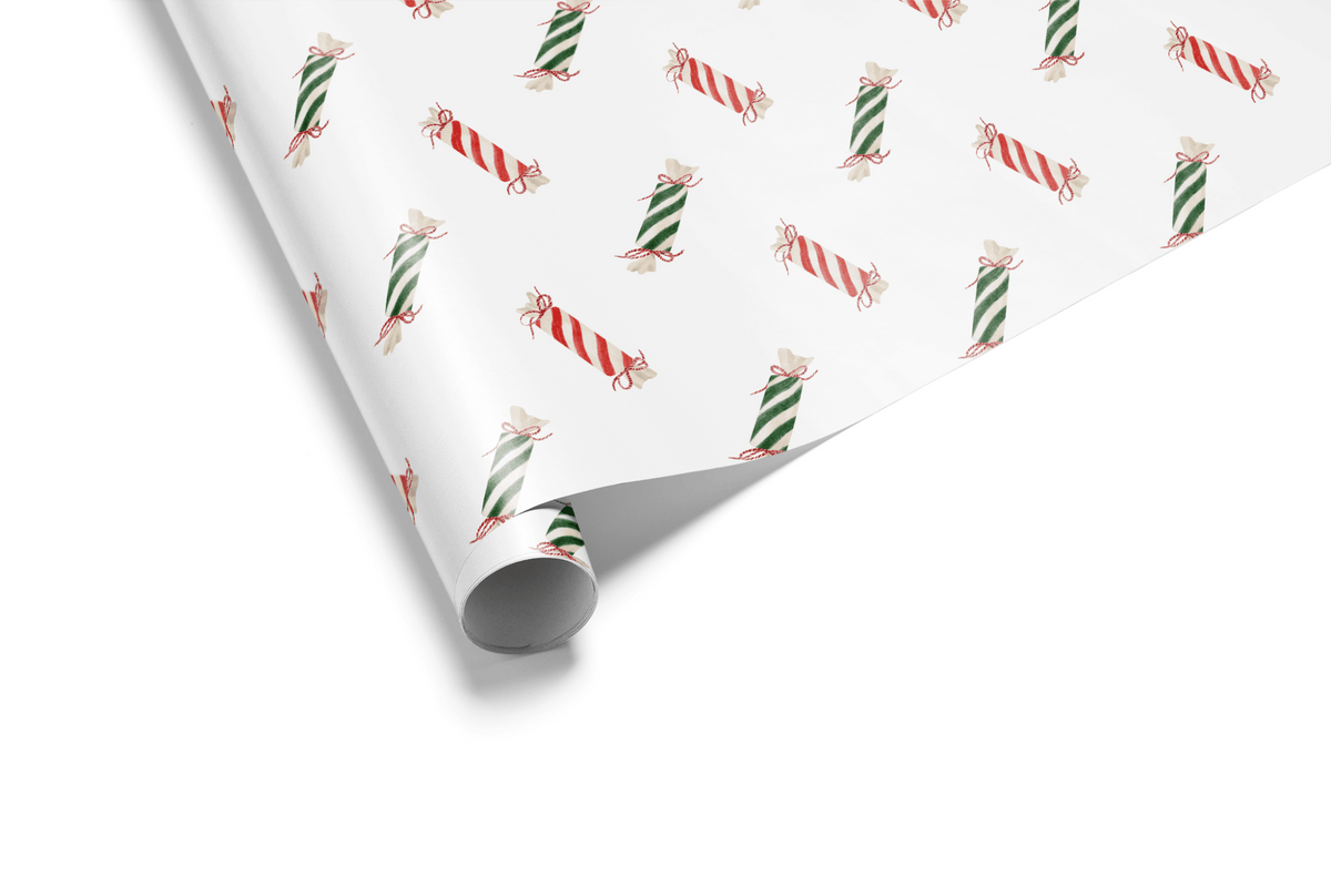 Red and Green Christmas Wrapping Paper - Snap Happy - Haus of Wrap
