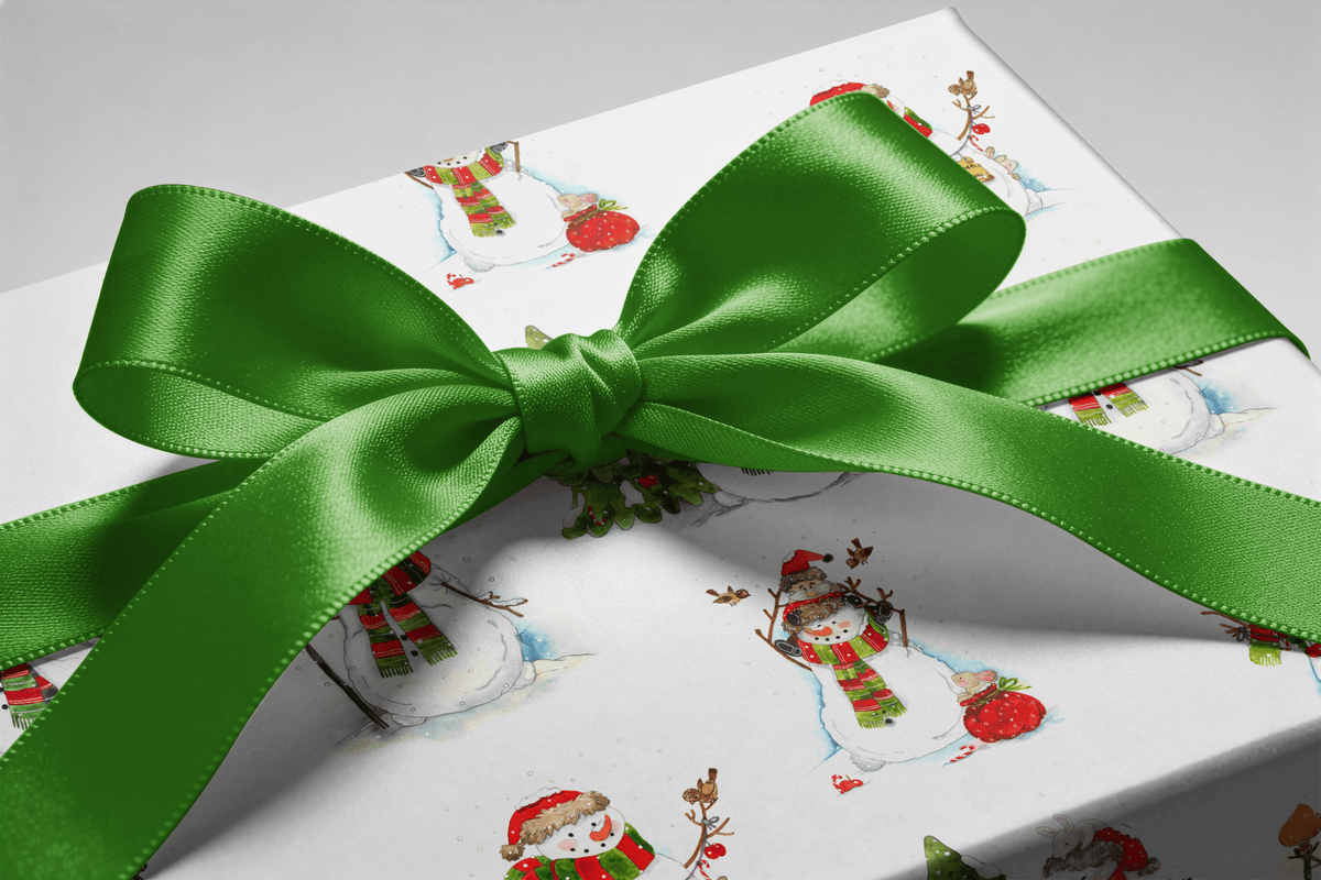Snowman Christmas Wrapping Paper - Chill Squad - Haus of Wrap