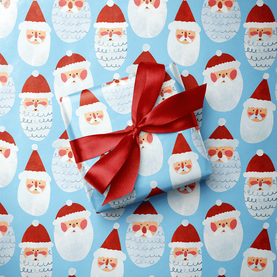 Santa Christmas Wrapping Paper - Jolly Old - Haus of Wrap