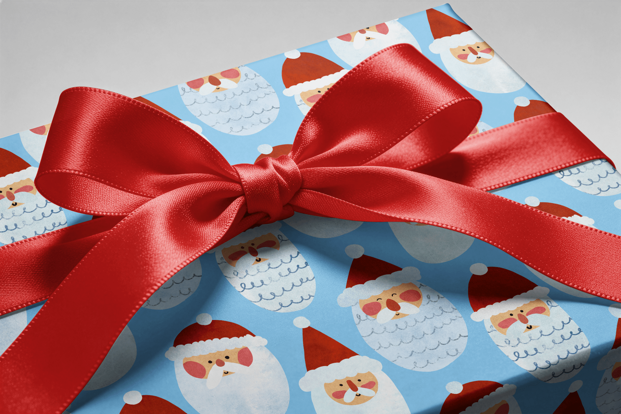 Santa Christmas Wrapping Paper - Jolly Old - Haus of Wrap