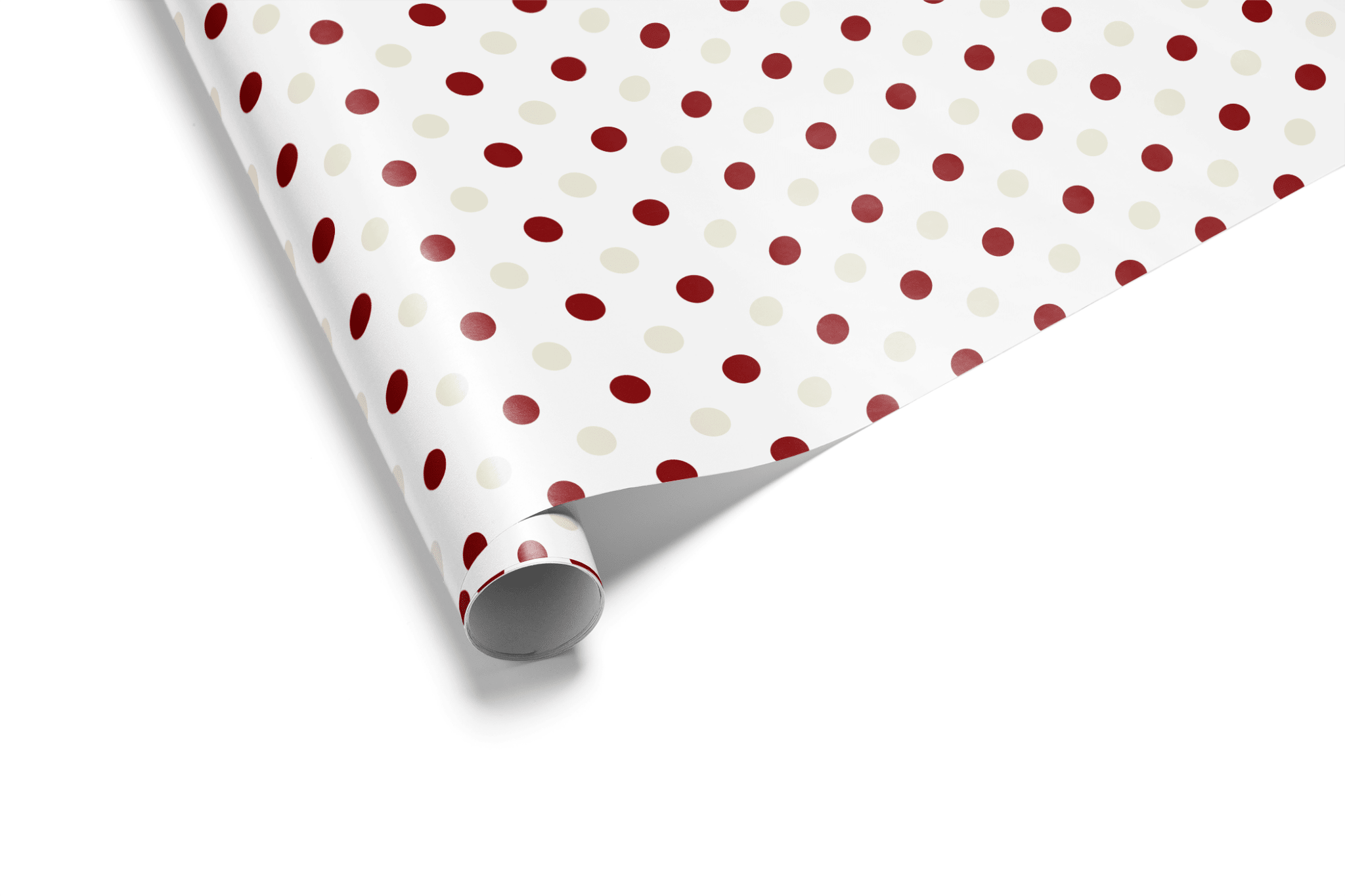 Polka Dot Christmas Wrapping Paper - Dot the Halls - Haus of Wrap
