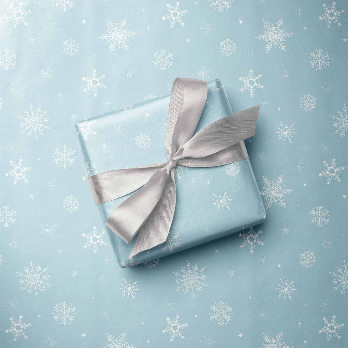 Snowflake Christmas Wrapping Paper - Let it Snow - Haus of Wrap