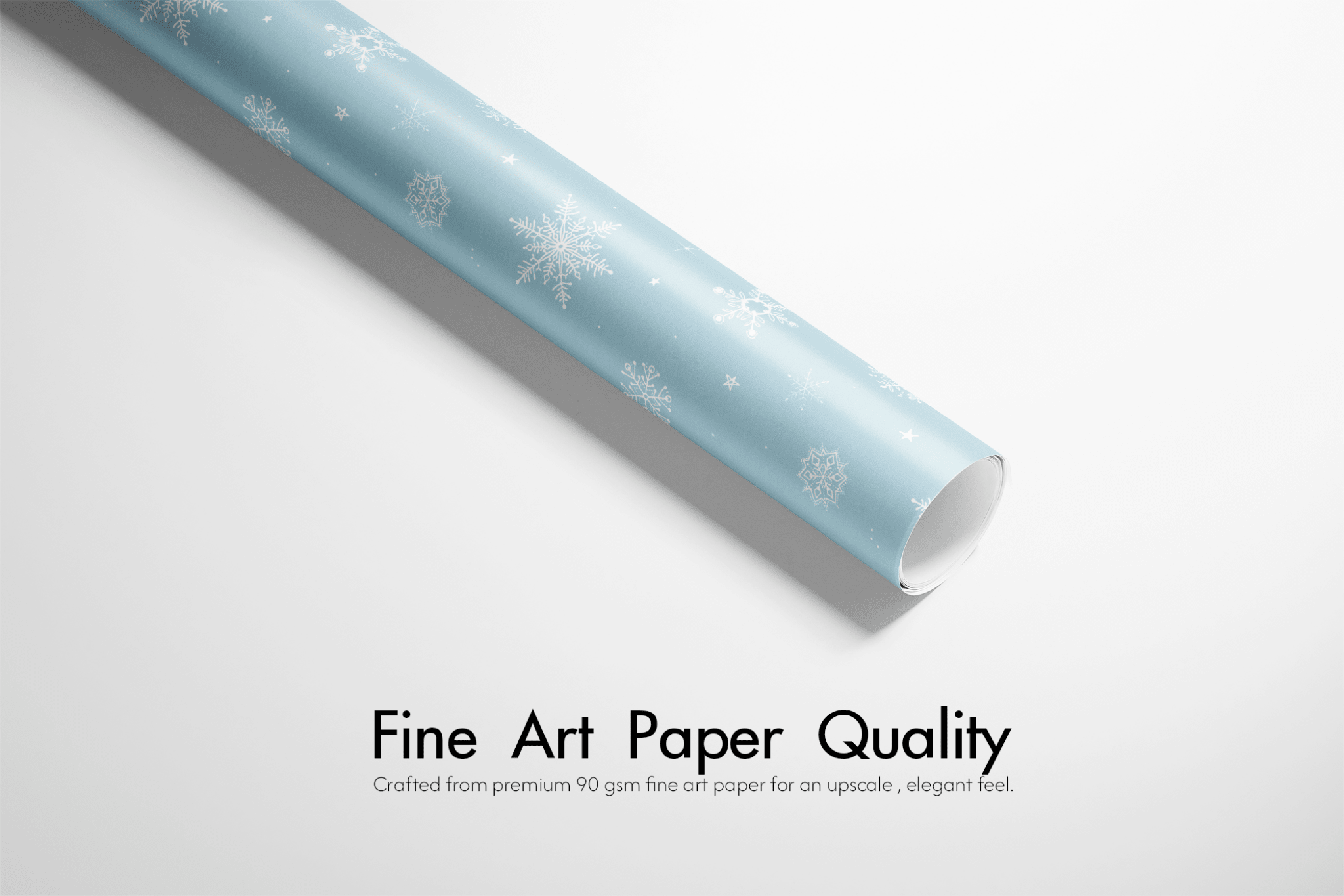 Snowflake Christmas Wrapping Paper - Let it Snow - Haus of Wrap