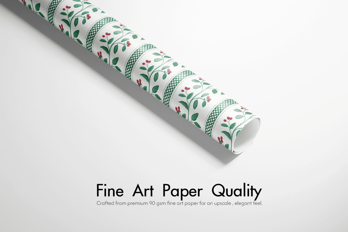 Christmas Wrapping Paper - Winterberry - Haus of Wrap