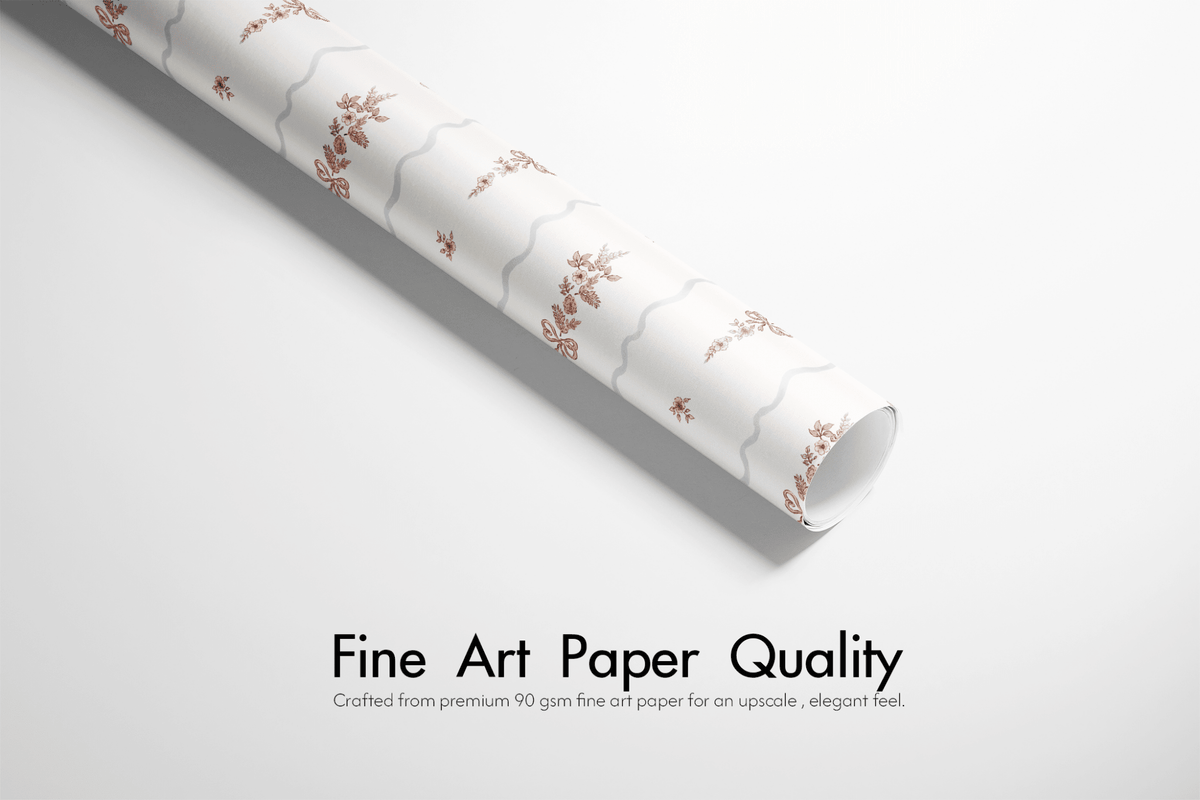 Christmas Wrapping Paper - Bow &amp; Bloom - Haus of Wrap