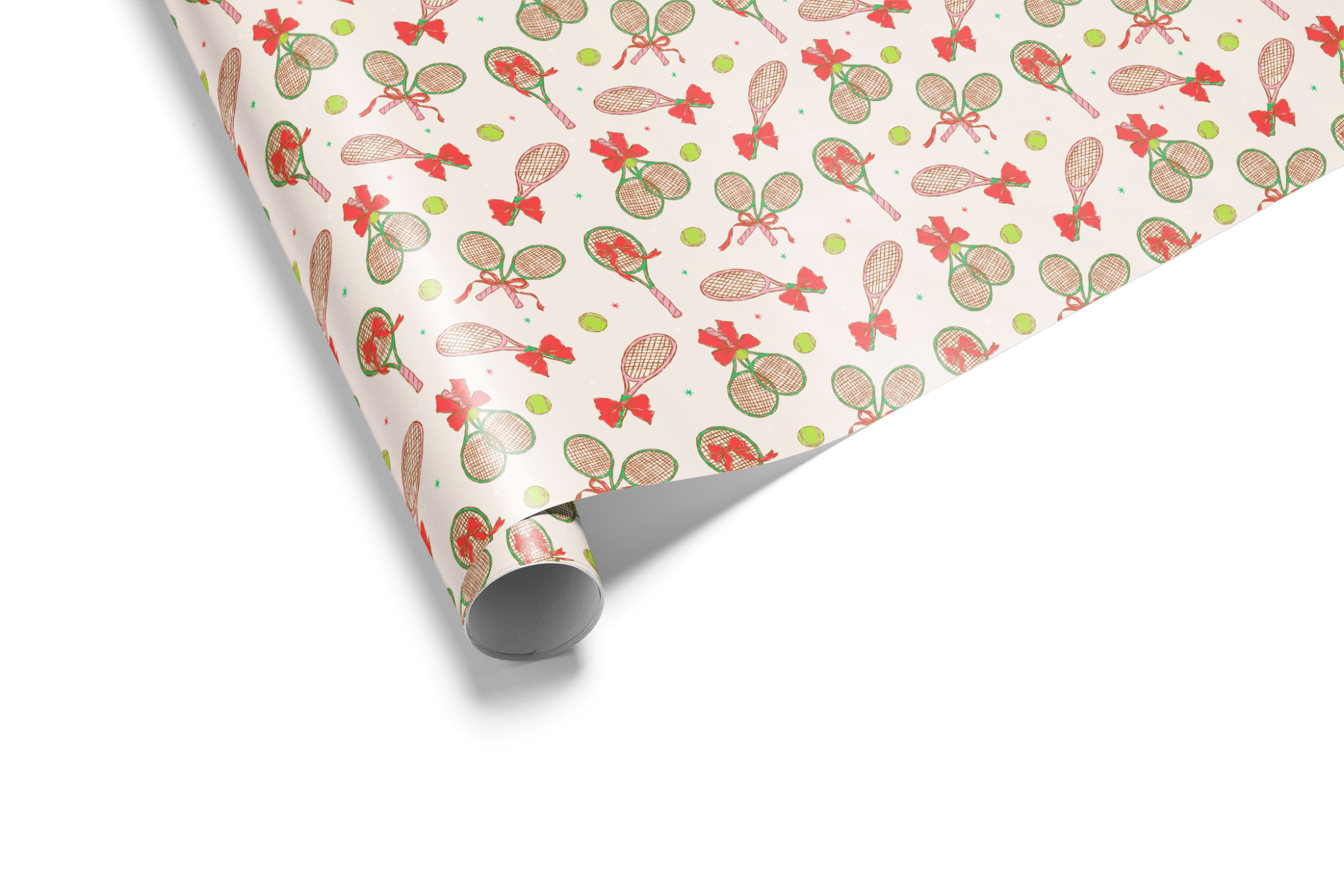 Tennis Wrapping Paper - Match Point - Haus of Wrap