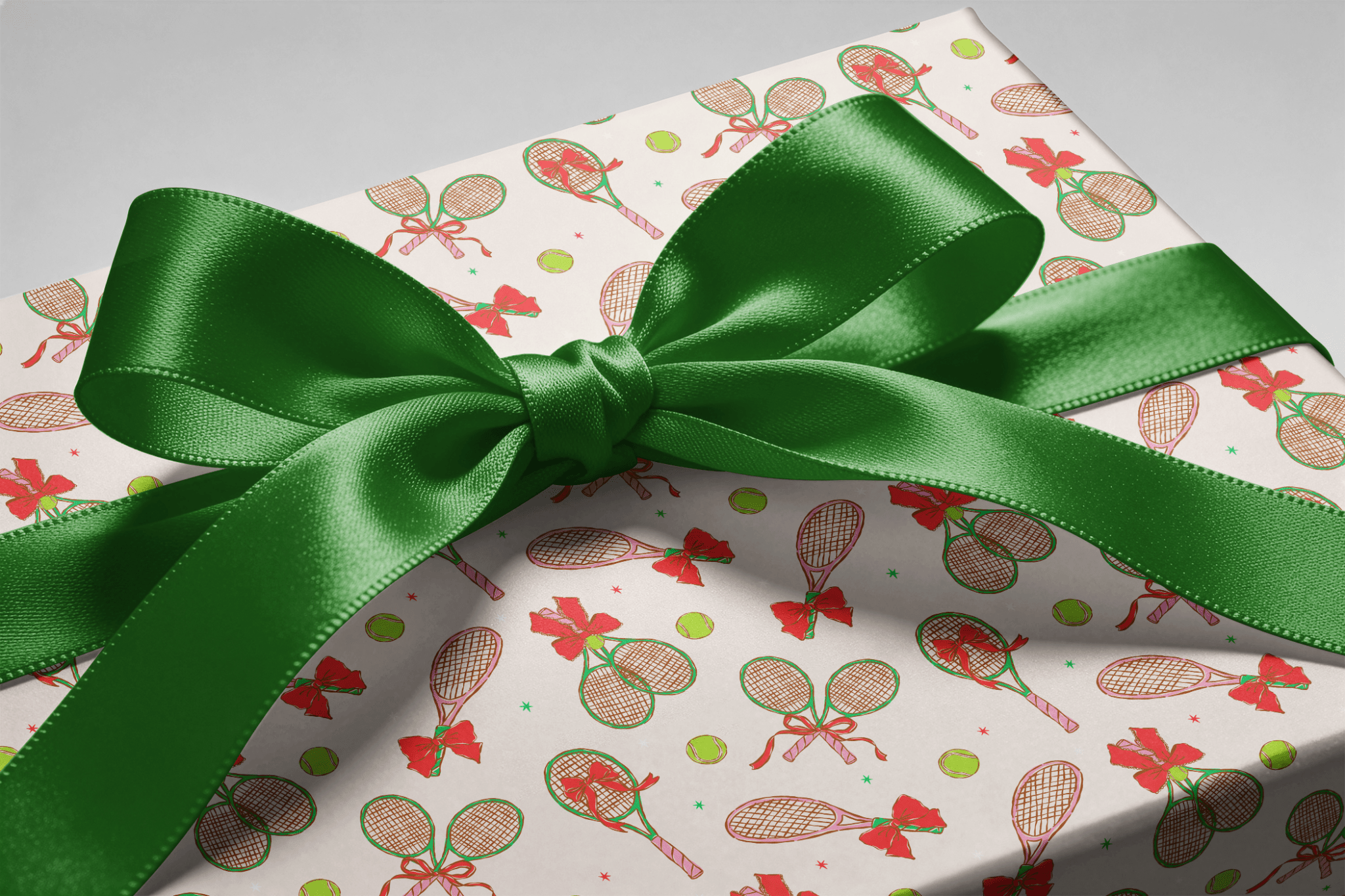 Tennis Wrapping Paper - Match Point - Haus of Wrap